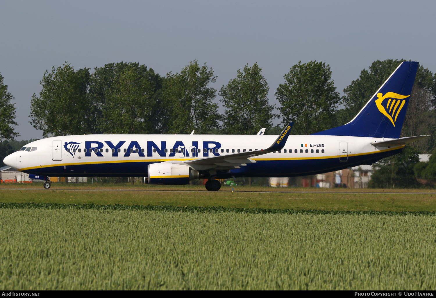 Aircraft Photo of EI-EBG | Boeing 737-8AS | Ryanair | AirHistory.net #470643