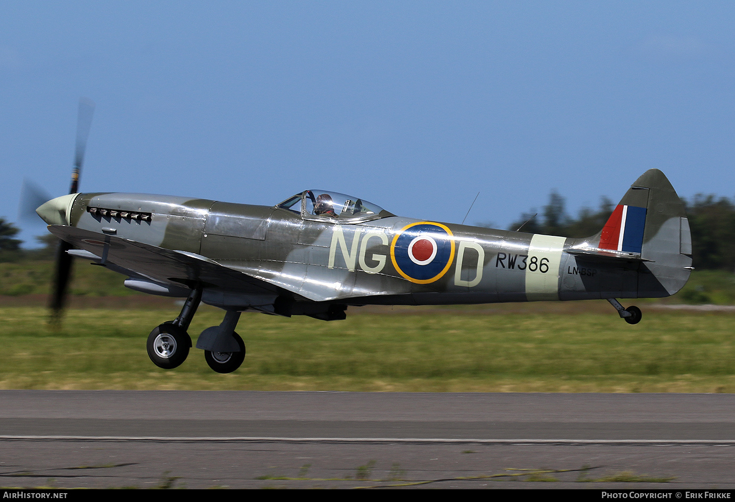 Aircraft Photo of LN-BSP / RW386 | Supermarine 361 Spitfire LF16E | UK - Air Force | AirHistory.net #470645