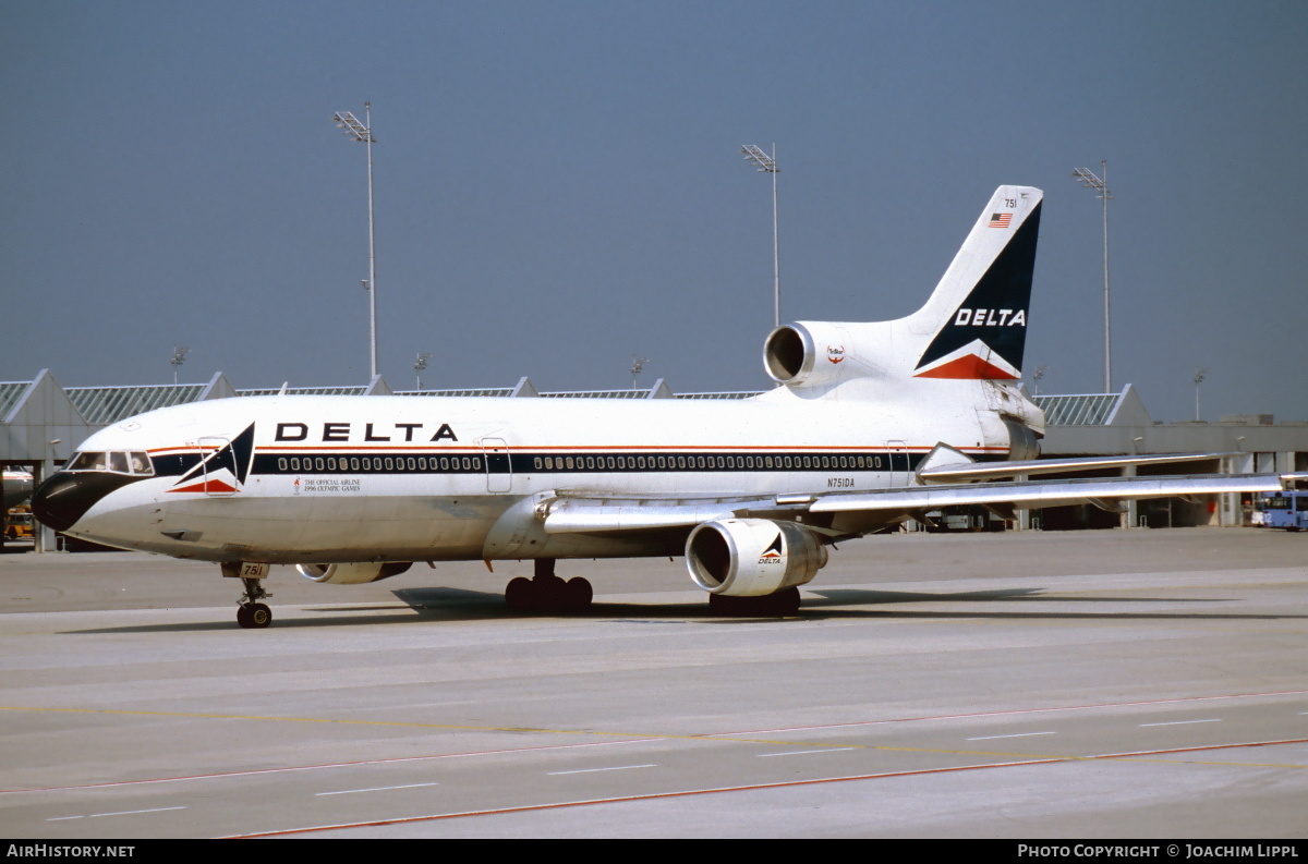 Aircraft Photo of N751DA | Lockheed L-1011-385-3 TriStar 500 | Delta Air Lines | AirHistory.net #470671