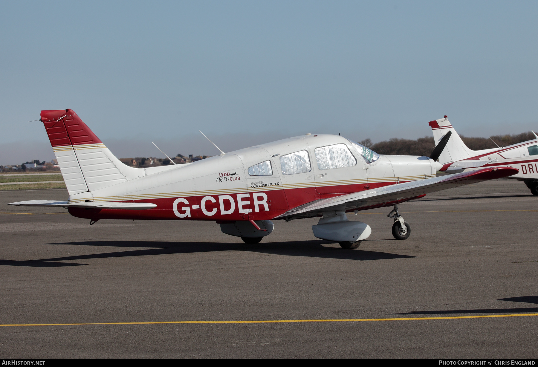 Aircraft Photo of G-CDER | Piper PA-28-161 Warrior II | Lydd Aero Club | AirHistory.net #470678