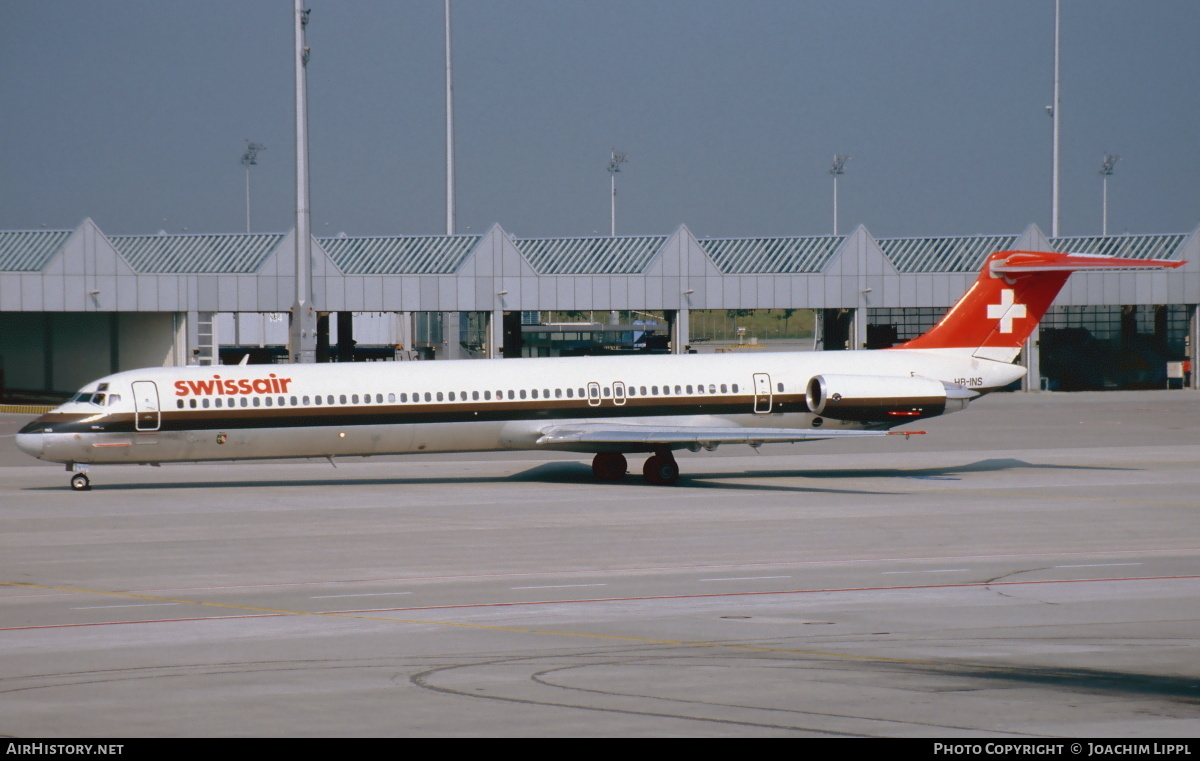 Aircraft Photo of HB-INS | McDonnell Douglas MD-81 (DC-9-81) | Swissair | AirHistory.net #470680