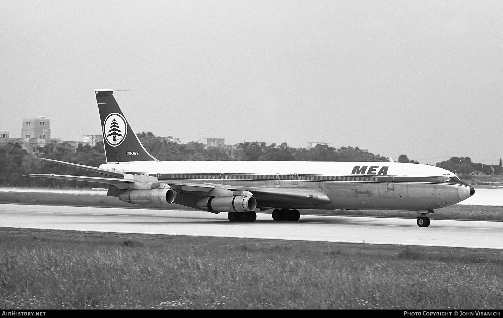 Aircraft Photo of OD-AGV | Boeing 707-347C | MEA - Middle East Airlines | AirHistory.net #470699