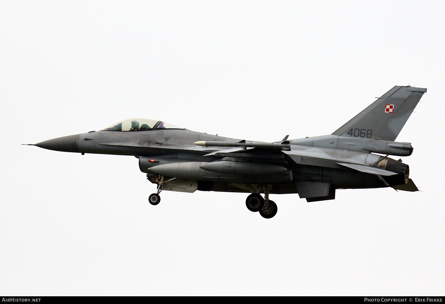 Aircraft Photo of 4068 | General Dynamics F-16C Fighting Falcon | Poland - Air Force | AirHistory.net #470703