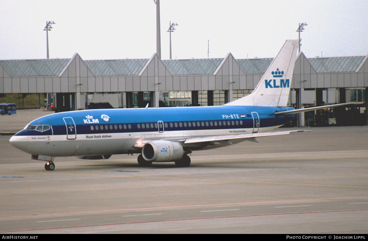 Aircraft Photo of PH-BTE | Boeing 737-306 | KLM - Royal Dutch Airlines | AirHistory.net #470707