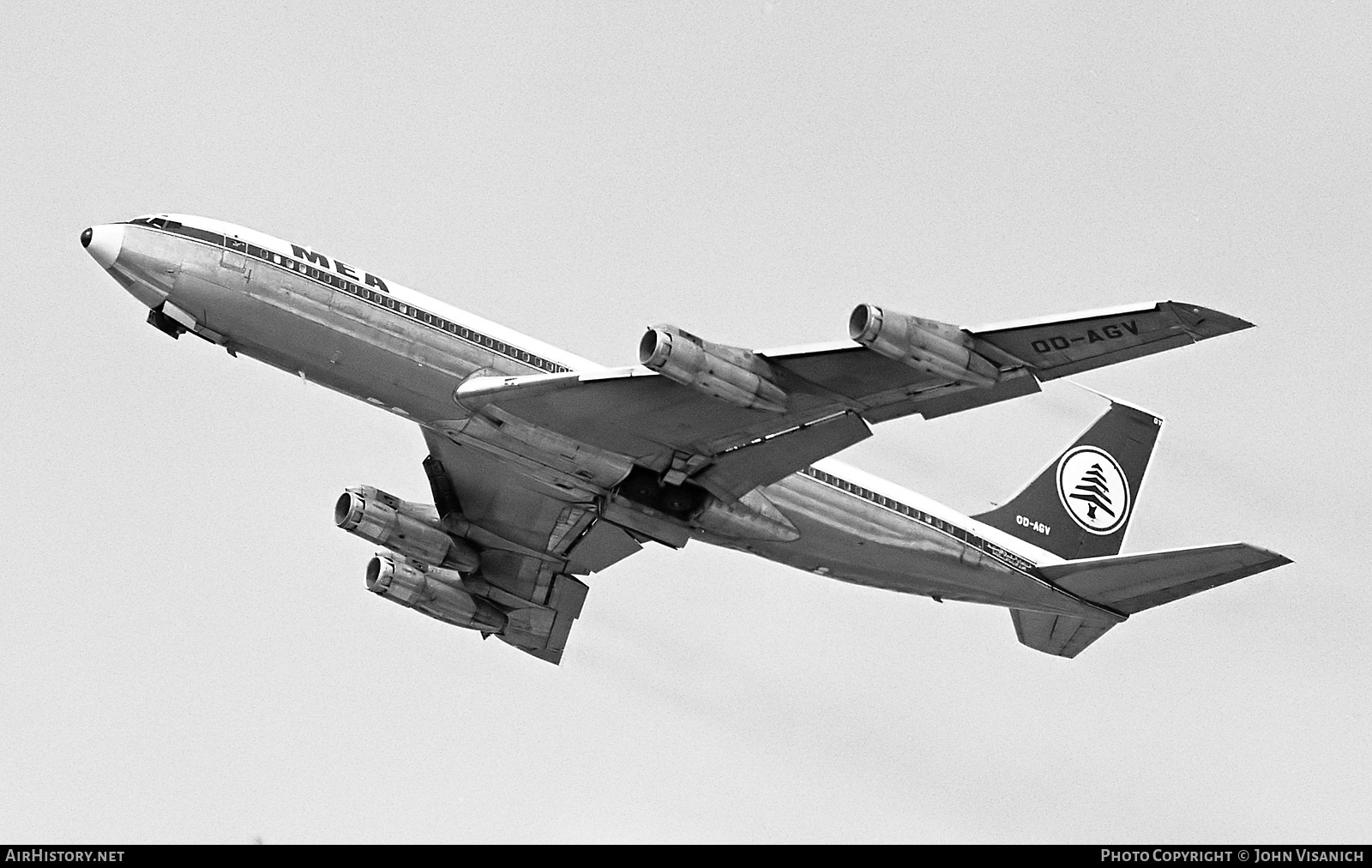 Aircraft Photo of OD-AGV | Boeing 707-347C | MEA - Middle East Airlines | AirHistory.net #470713