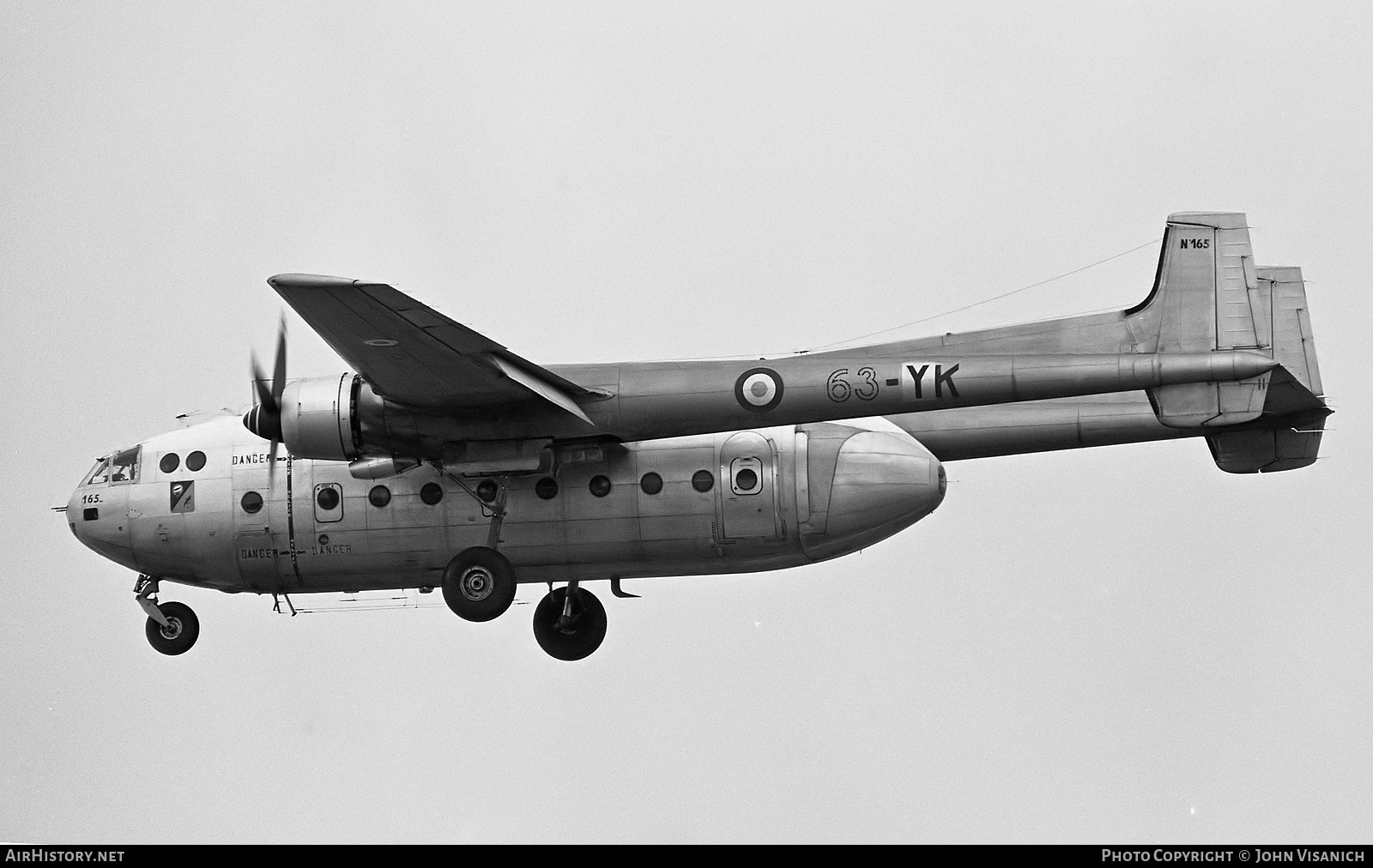 Aircraft Photo of 165 | Nord 2501F-3 Noratlas | France - Air Force | AirHistory.net #470714