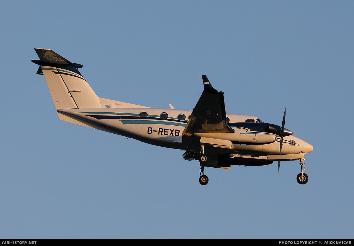 Aircraft Photo of G-REXB | Beechcraft 250 King Air (200GT) | AirHistory.net #470724