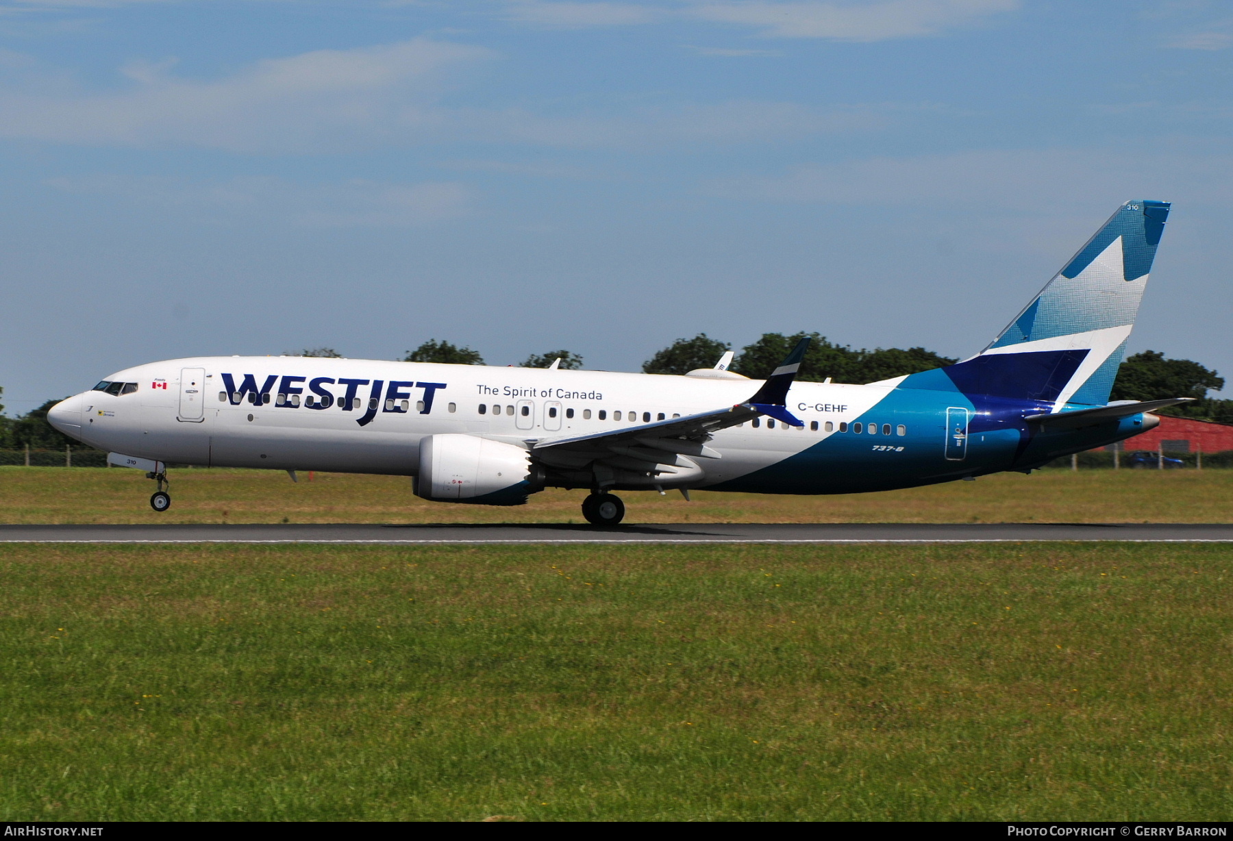 Aircraft Photo of C-GEHF | Boeing 737-8 Max 8 | WestJet | AirHistory.net #470742