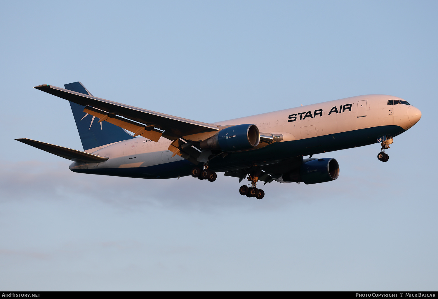 Aircraft Photo of OY-SRH | Boeing 767-204/ER(BDSF) | Star Air | AirHistory.net #470835