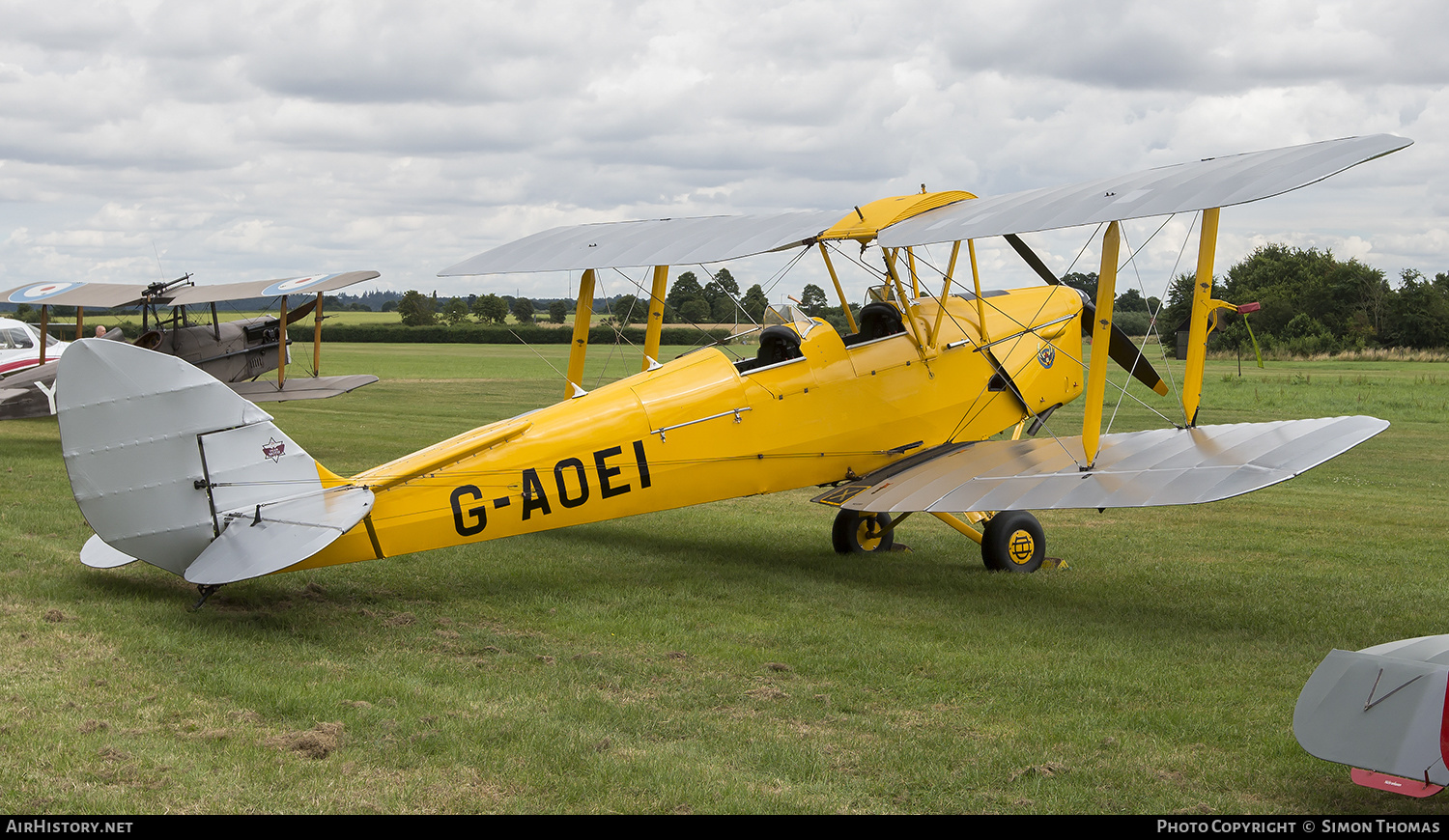 Aircraft Photo of G-AOEI | De Havilland D.H. 82A Tiger Moth II | AirHistory.net #470837