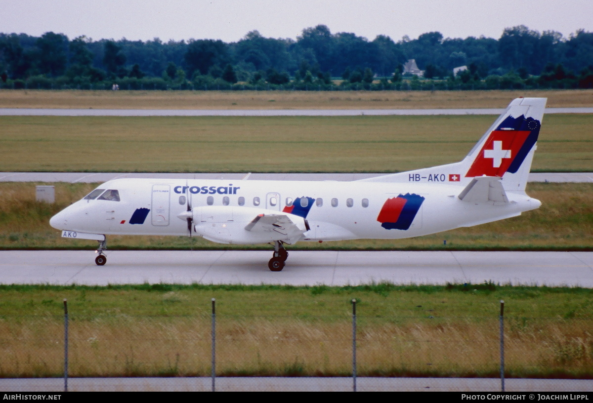 Aircraft Photo of HB-AKO | Saab 340B | Crossair | AirHistory.net #470859