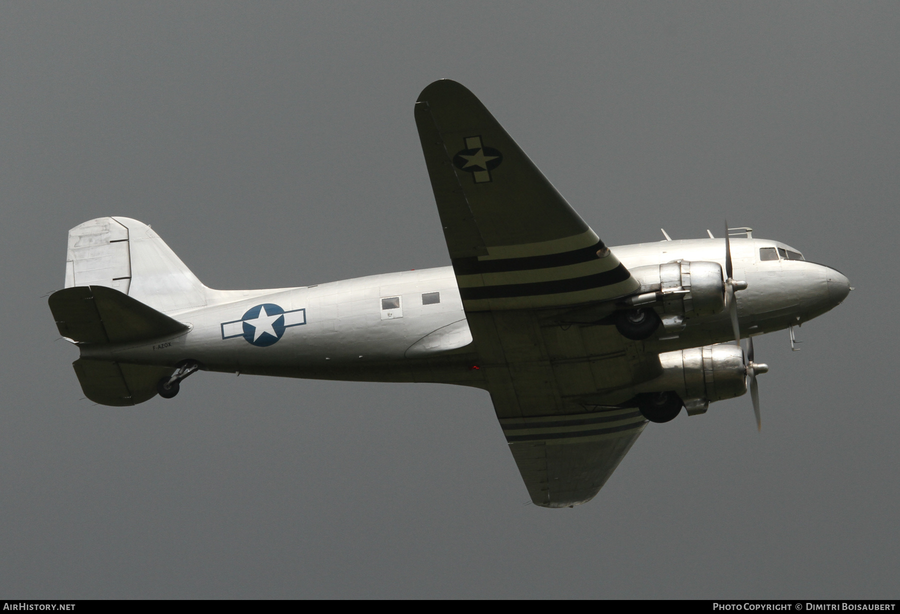 Aircraft Photo of F-AZOX | Douglas DC-3(C) | Chalair Aviation | USA - Air Force | AirHistory.net #470862