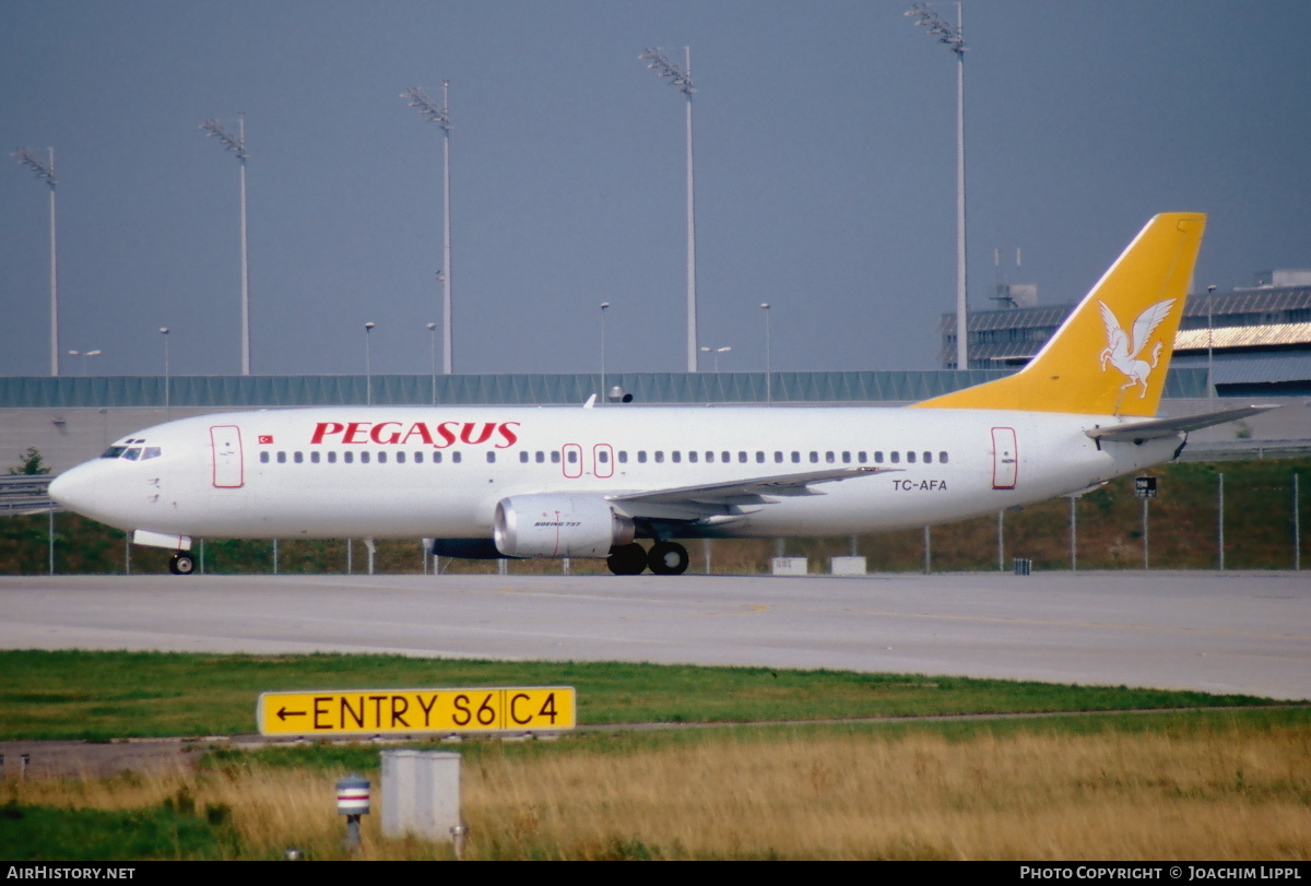 Aircraft Photo of TC-AFA | Boeing 737-4Q8 | Pegasus Airlines | AirHistory.net #470878