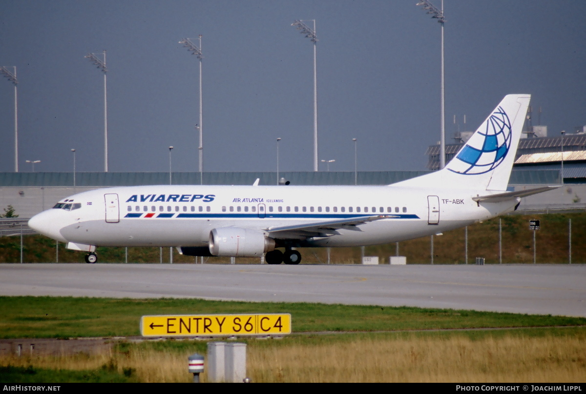 Aircraft Photo of TF-ABK | Boeing 737-3Y0 | Aviareps | AirHistory.net #470885