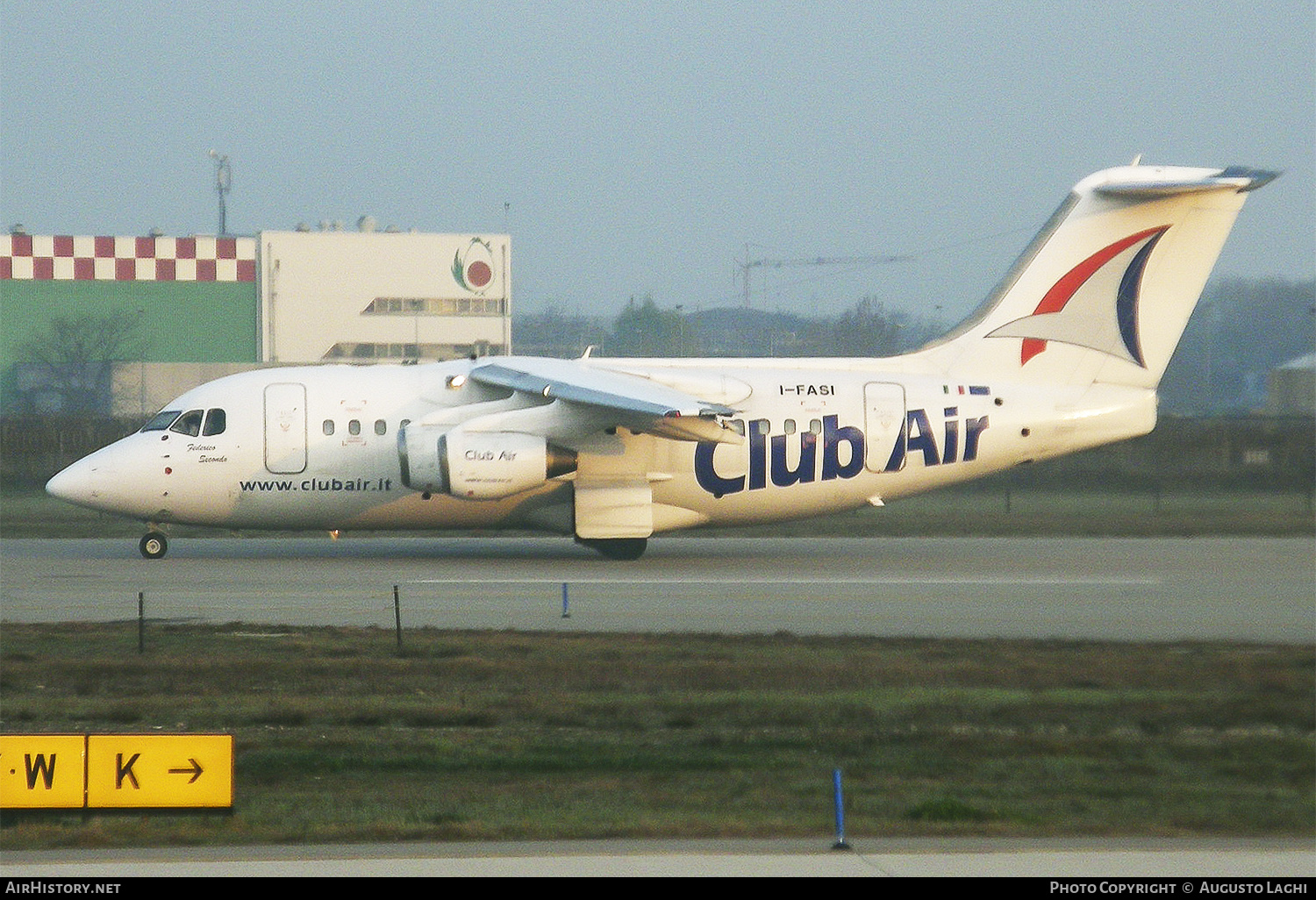 Aircraft Photo of I-FASI | British Aerospace Avro 146-RJ70 | Club Air | AirHistory.net #470891