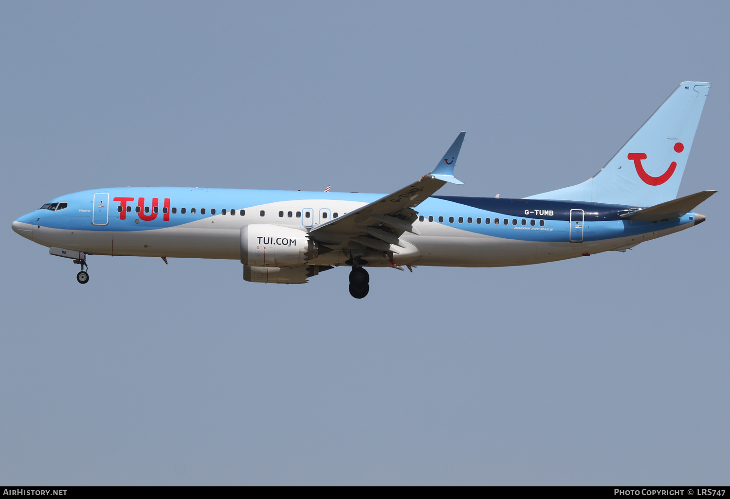 Aircraft Photo of G-TUMB | Boeing 737-8 Max 8 | TUI | AirHistory.net #470914
