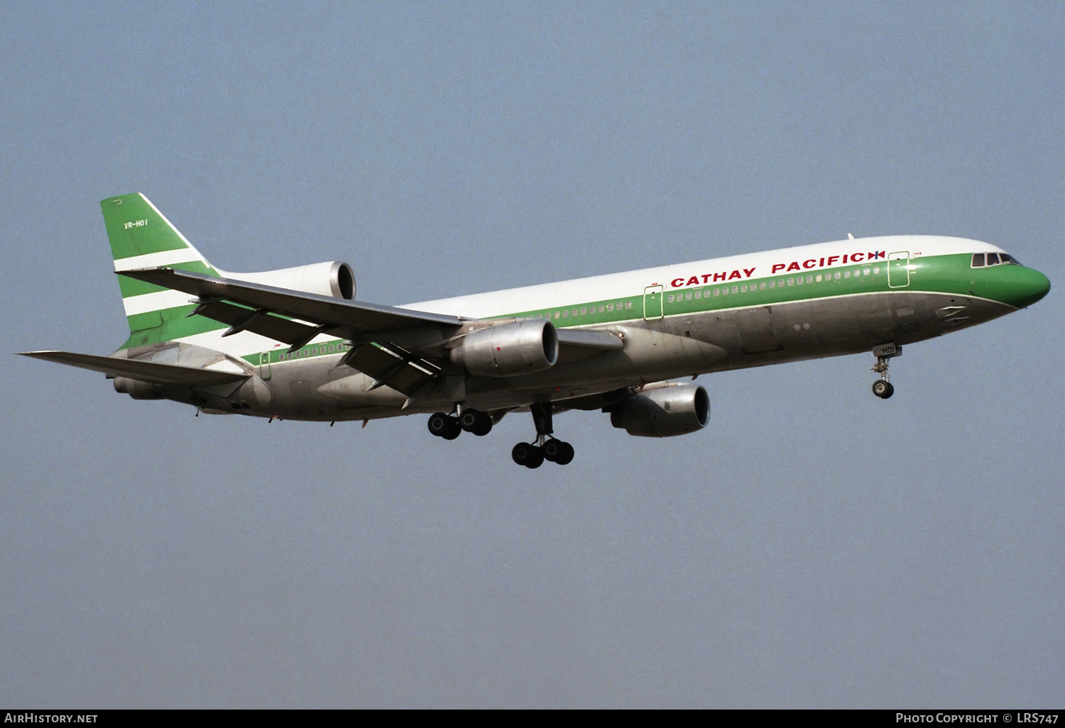 Aircraft Photo of VR-HOI | Lockheed L-1011-385-1 TriStar 1 | Cathay Pacific Airways | AirHistory.net #470922