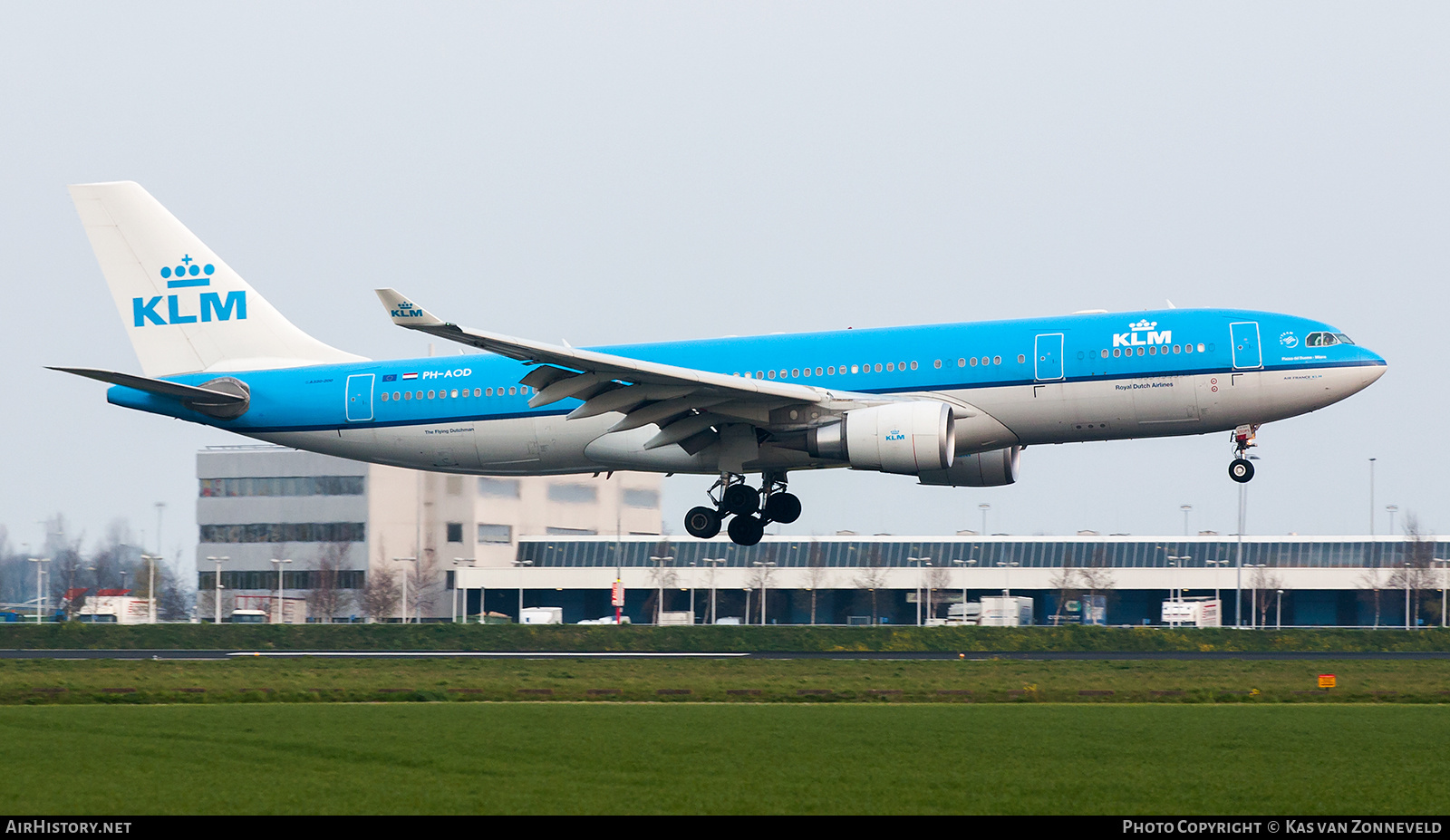 Aircraft Photo of PH-AOD | Airbus A330-203 | KLM - Royal Dutch Airlines | AirHistory.net #470934