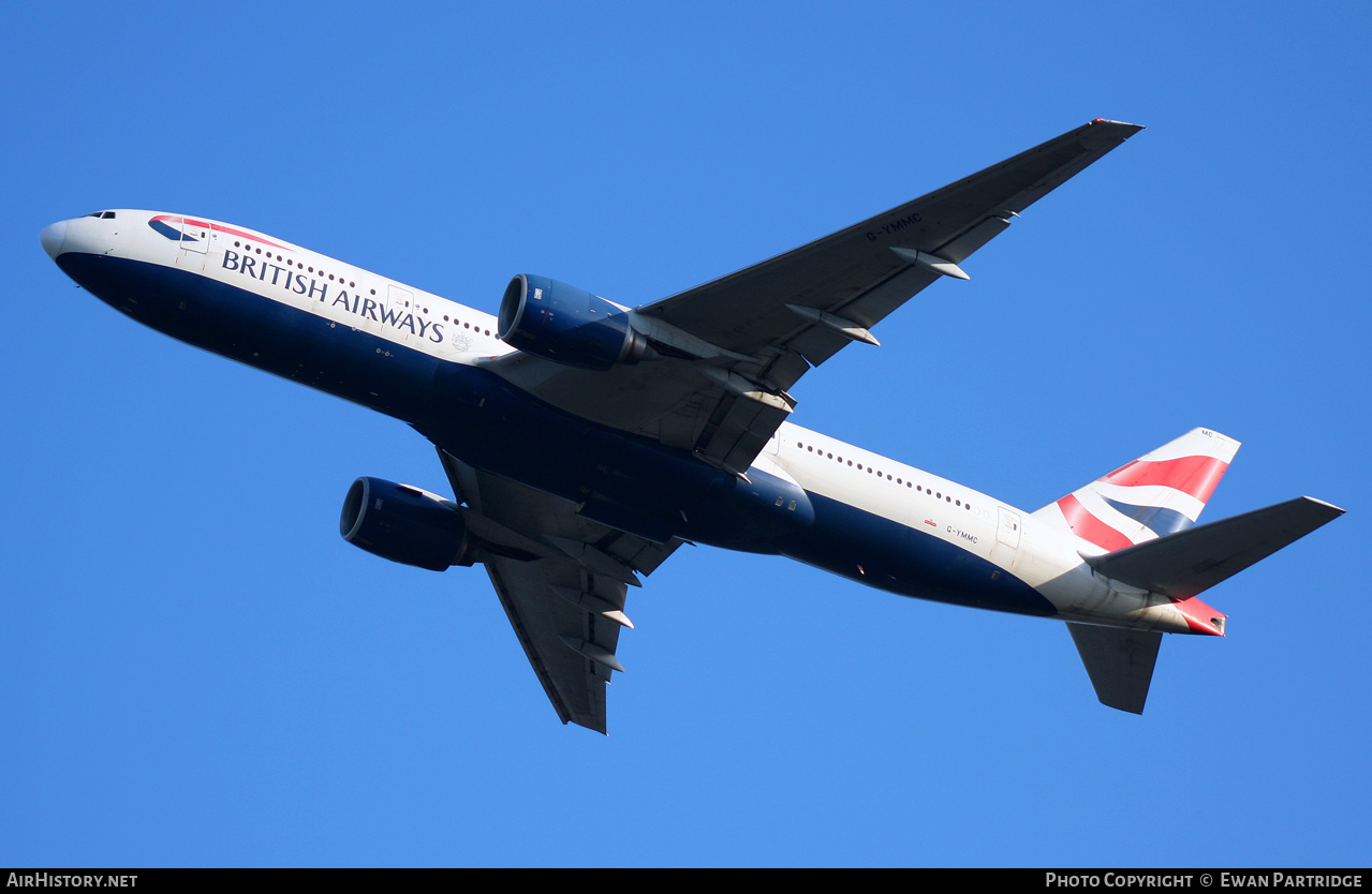 Aircraft Photo of G-YMMC | Boeing 777-236/ER | British Airways | AirHistory.net #470942
