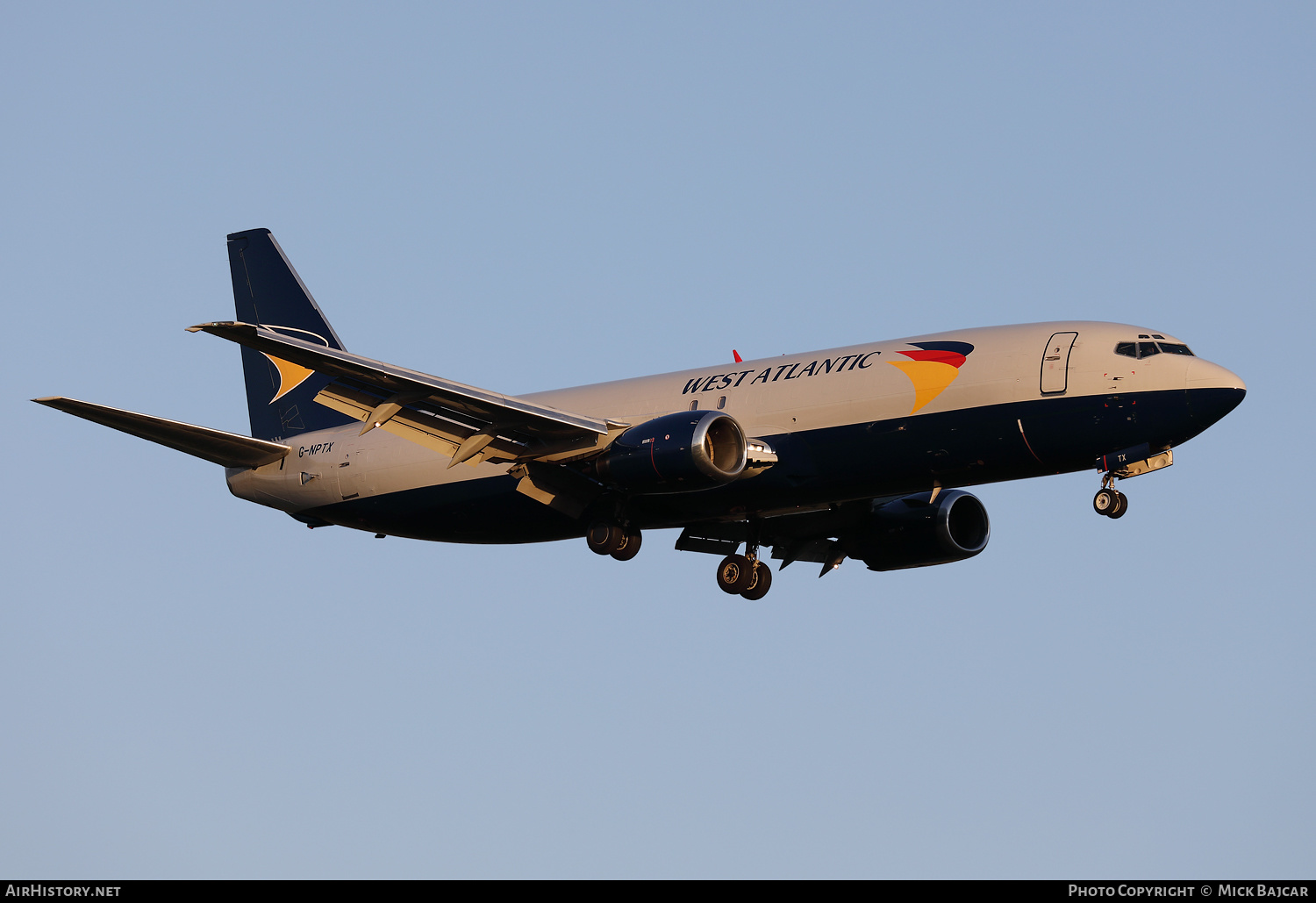 Aircraft Photo of G-NPTX | Boeing 737-4C9(SF) | West Atlantic Cargo Airlines | AirHistory.net #470943