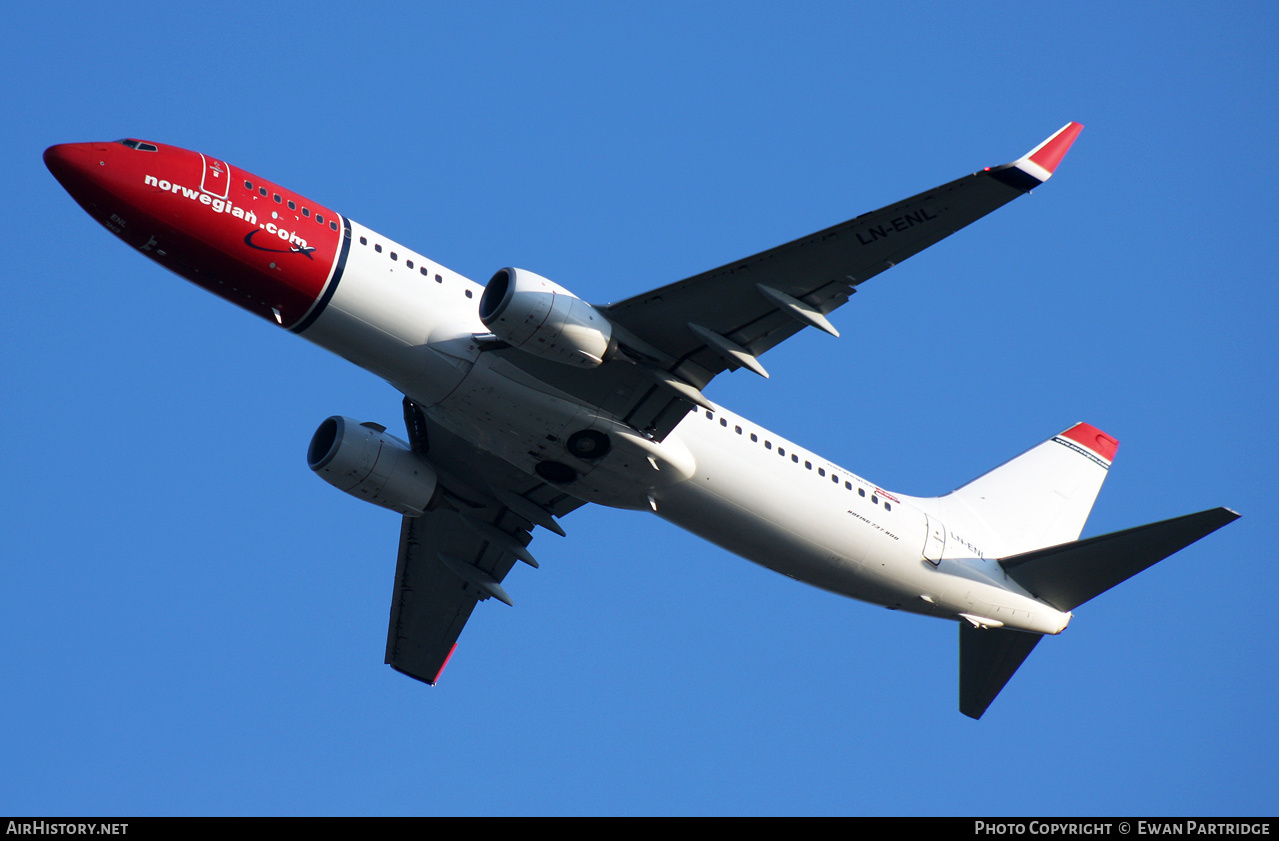 Aircraft Photo of LN-ENL | Boeing 737-8JP | Norwegian | AirHistory.net #470947