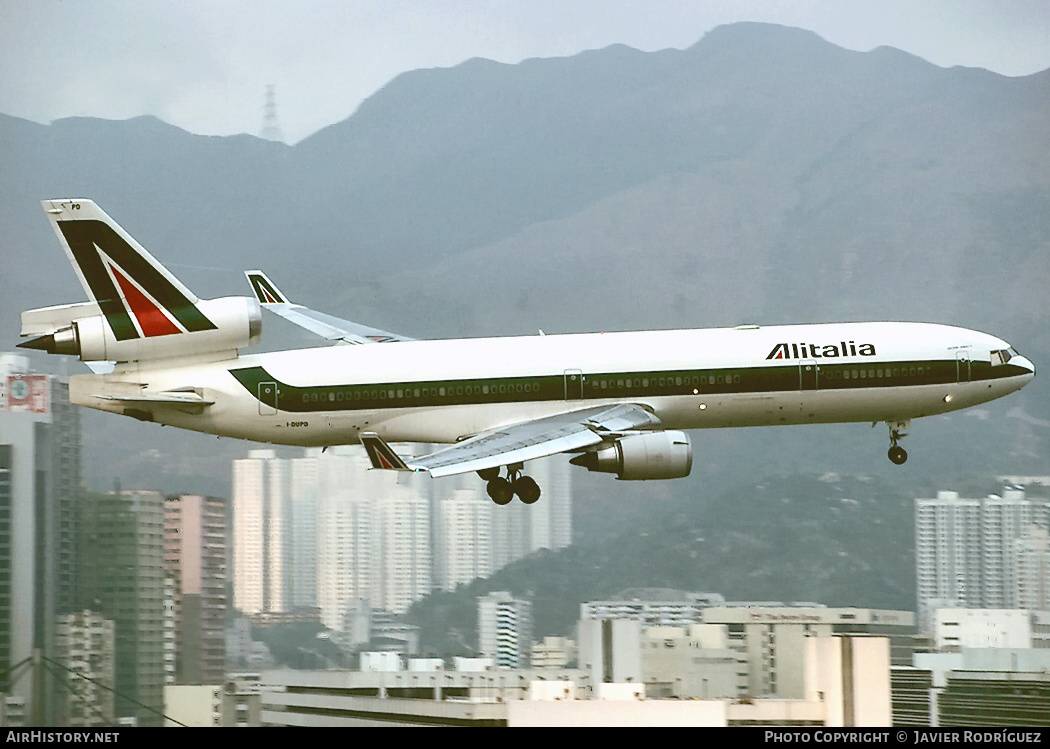 Aircraft Photo of I-DUPO | McDonnell Douglas MD-11 | Alitalia | AirHistory.net #470958