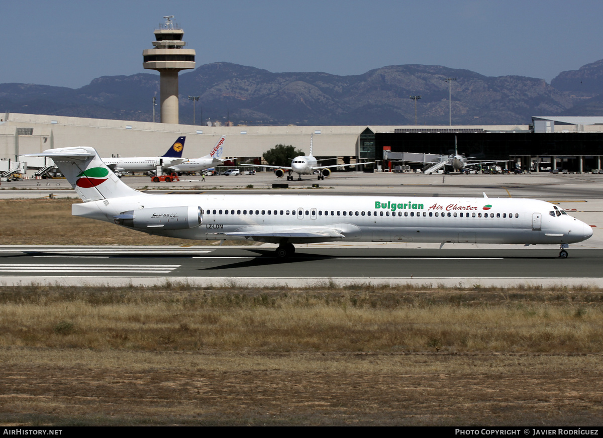 Aircraft Photo of LZ-LDM | McDonnell Douglas MD-82 (DC-9-82) | Bulgarian Air Charter | AirHistory.net #470978