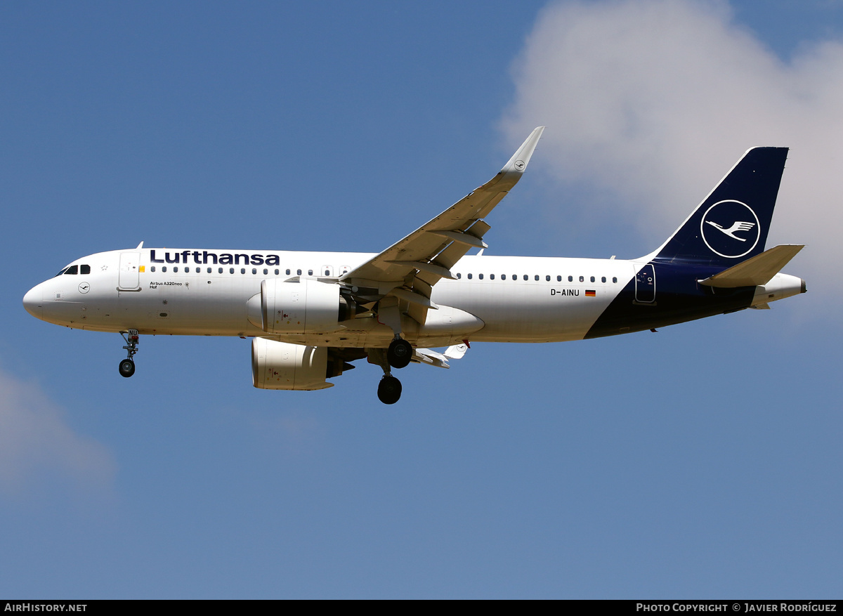 Aircraft Photo of D-AINU | Airbus A320-271N | Lufthansa | AirHistory.net #470979
