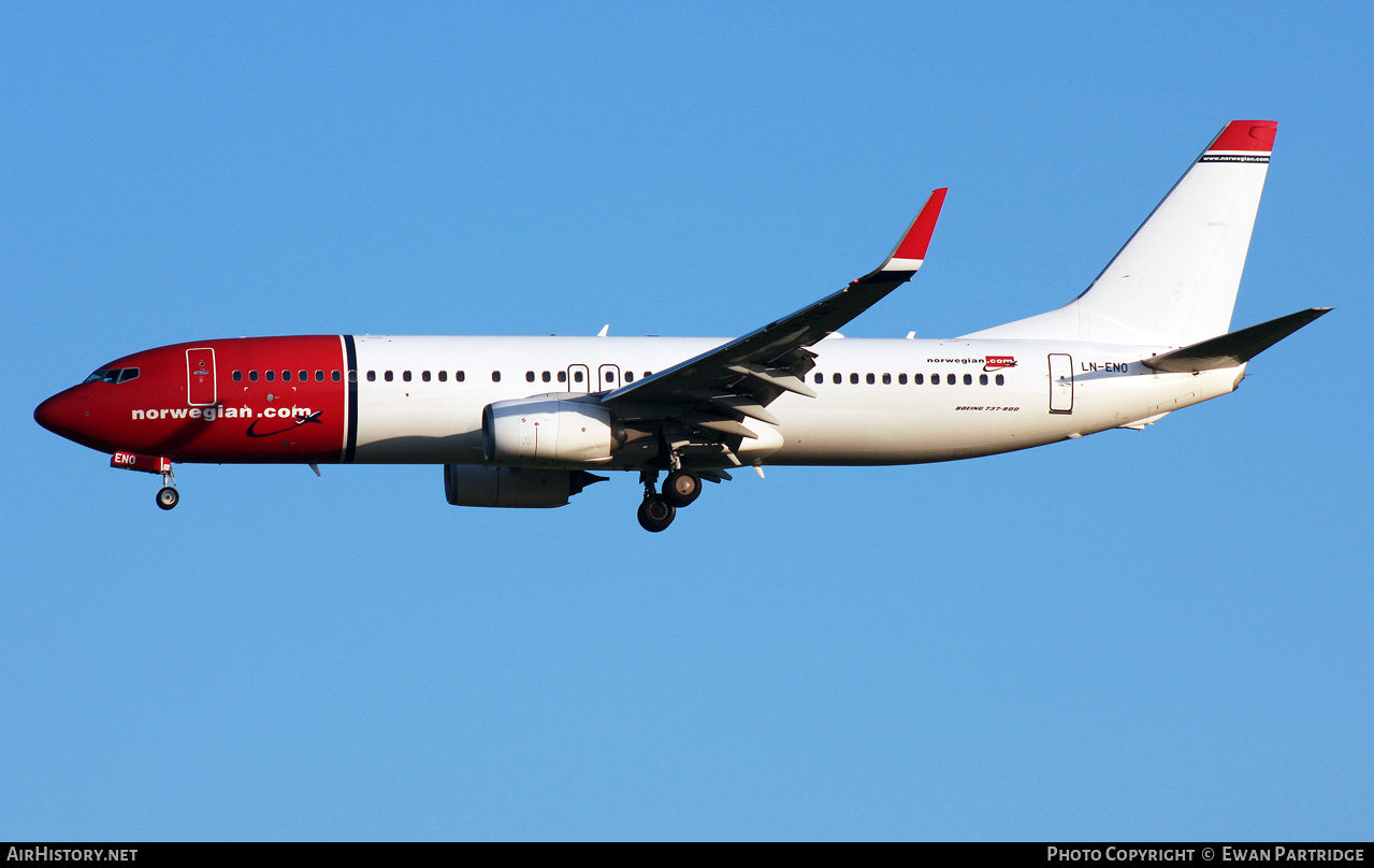 Aircraft Photo of LN-ENO | Boeing 737-800 | Norwegian | AirHistory.net #470990