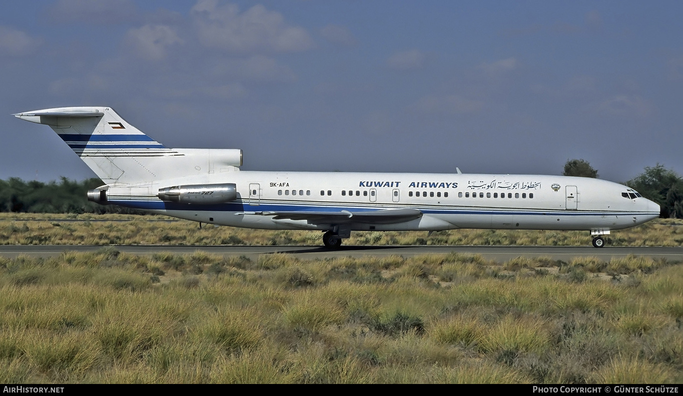 Aircraft Photo of 9K-AFA | Boeing 727-269/Adv | Kuwait Airways | AirHistory.net #471010