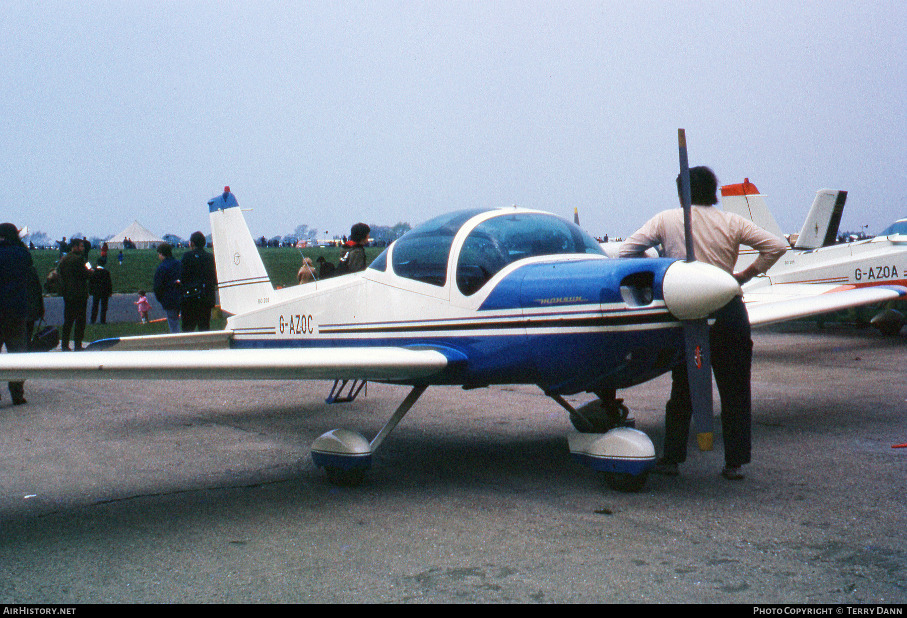 Aircraft Photo of G-AZOC | Bolkow BO-209-150FF Monsun | AirHistory.net #471015