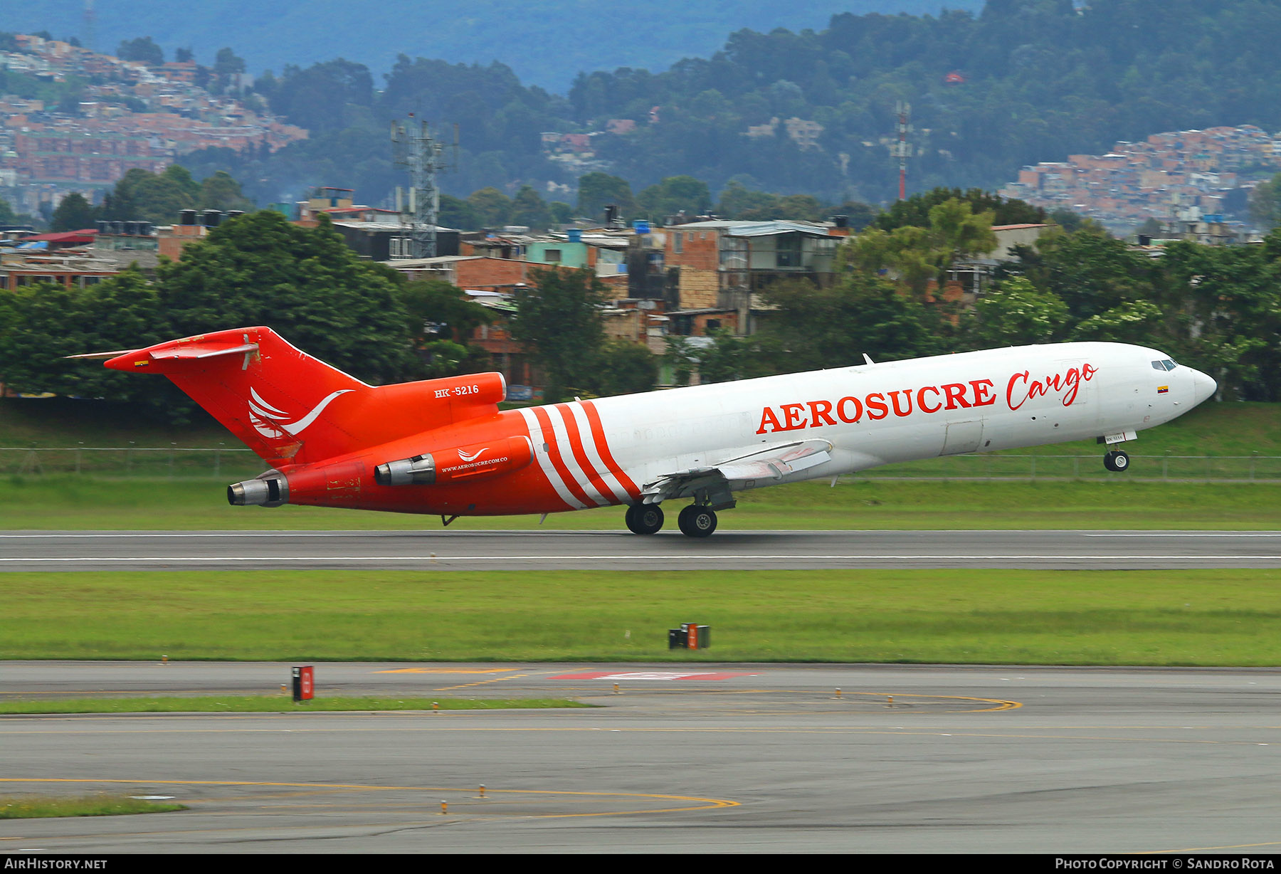 Aircraft Photo of HK-5216 | Boeing 727-227/Adv(F) | Aerosucre Cargo | AirHistory.net #471028