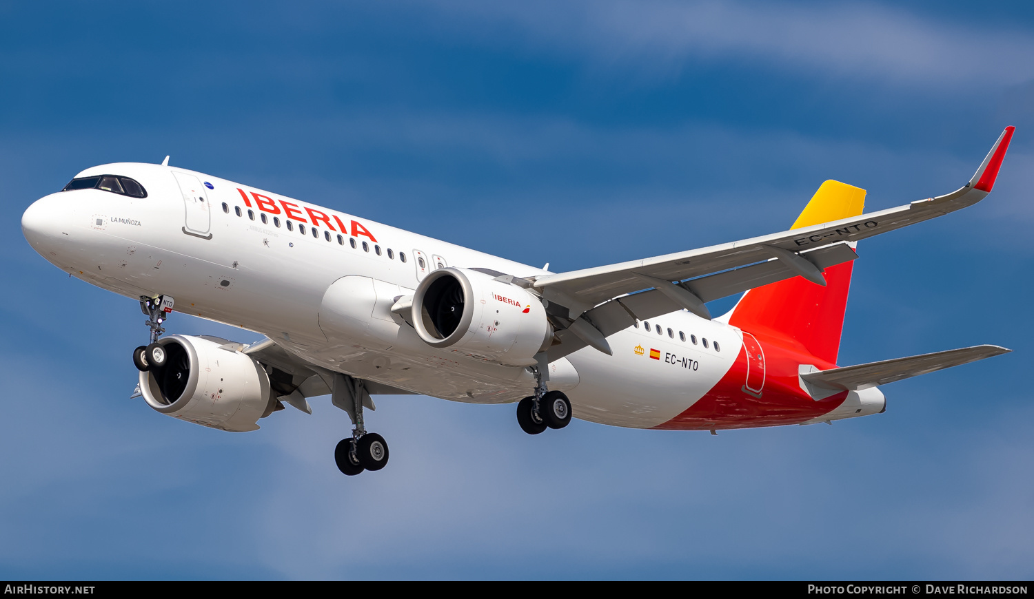 Aircraft Photo of EC-NTO | Airbus A320-251N | Iberia | AirHistory.net #471035