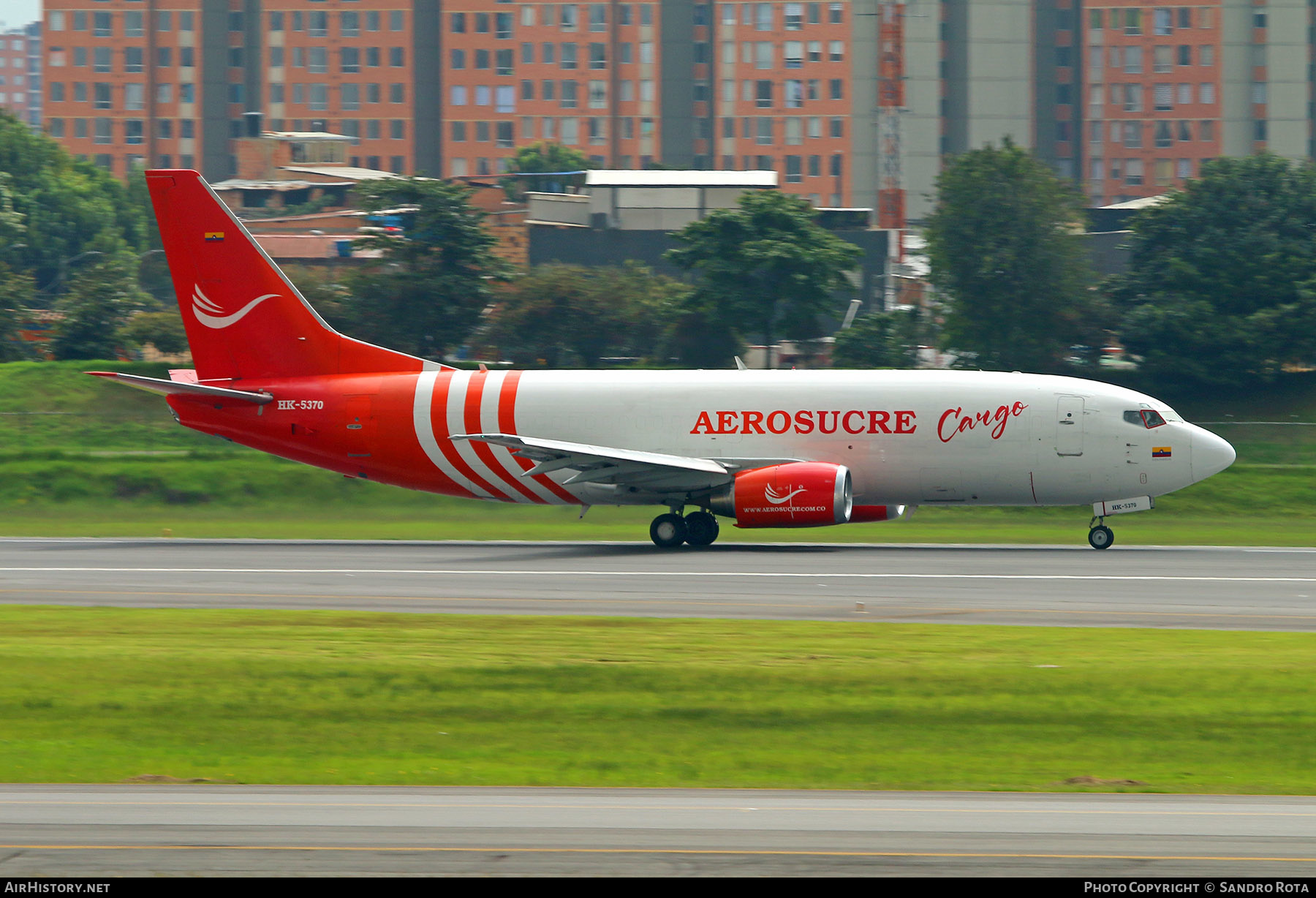 Aircraft Photo of HK-5370 | Boeing 737-301(SF) | Aerosucre Cargo | AirHistory.net #471037