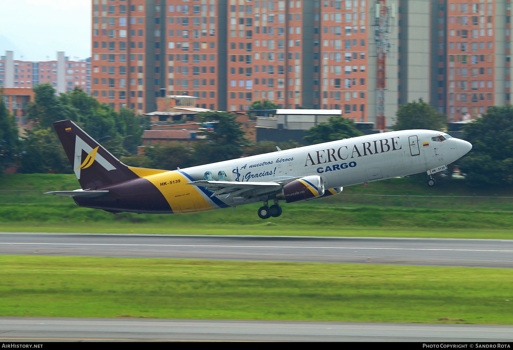 Aircraft Photo of HK-5139 | Boeing 737-476(SF) | AerCaribe Cargo | AirHistory.net #471041