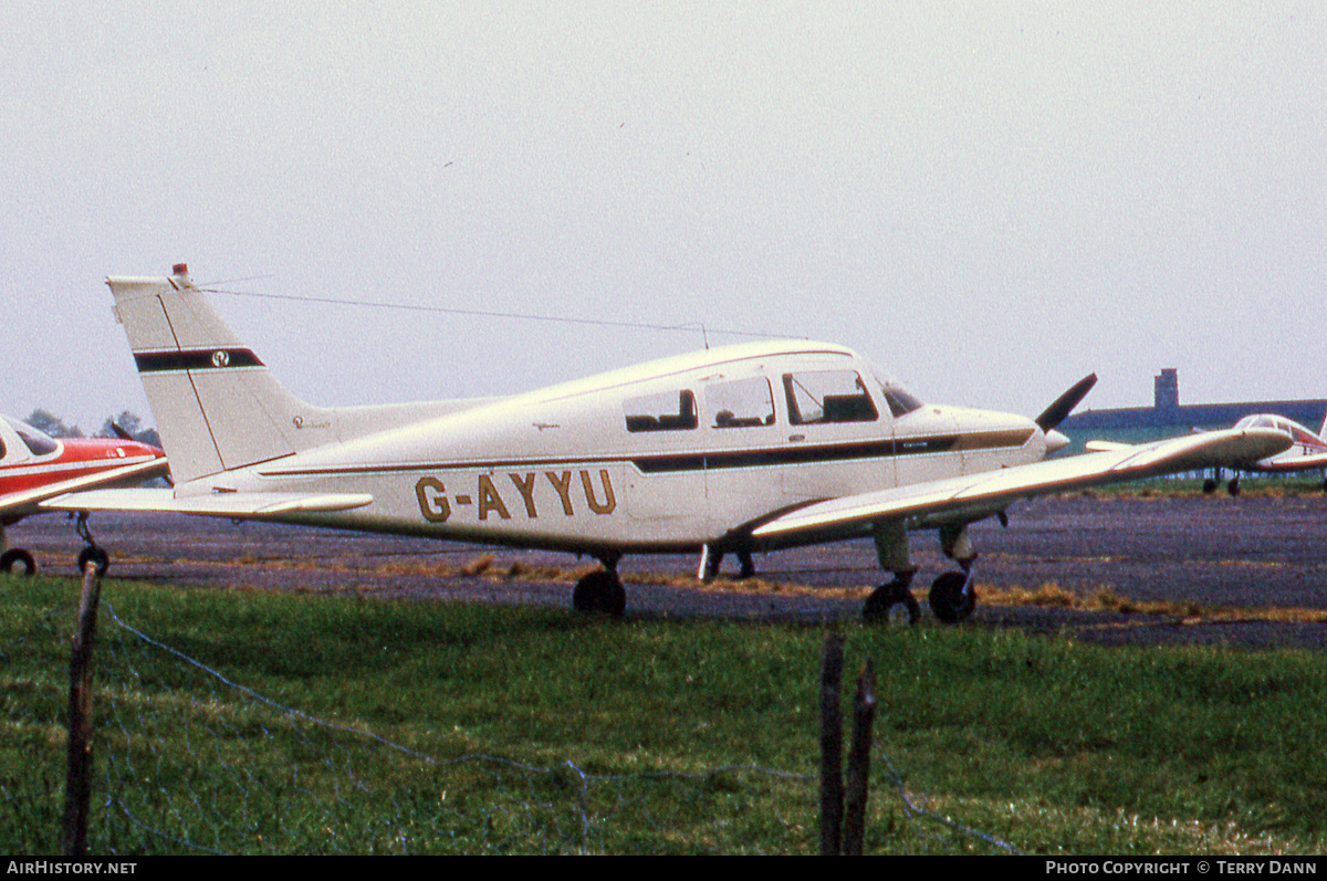 Aircraft Photo of G-AYYU | Beech C23 Sundowner 180 | AirHistory.net #471054