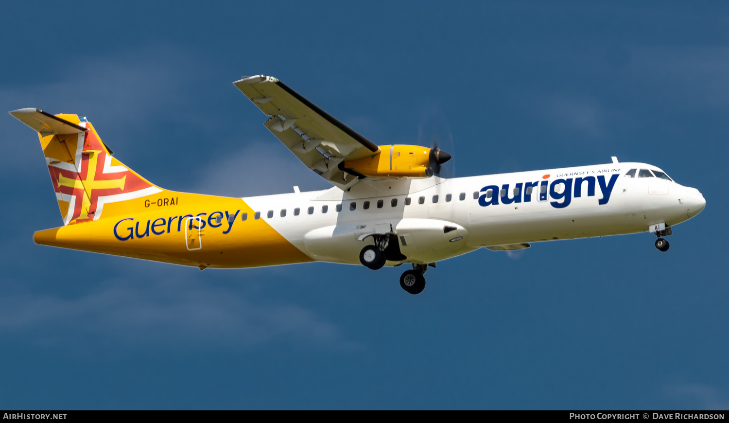 Aircraft Photo of G-ORAI | ATR ATR-72-600 (ATR-72-212A) | Aurigny Air Services | AirHistory.net #471066