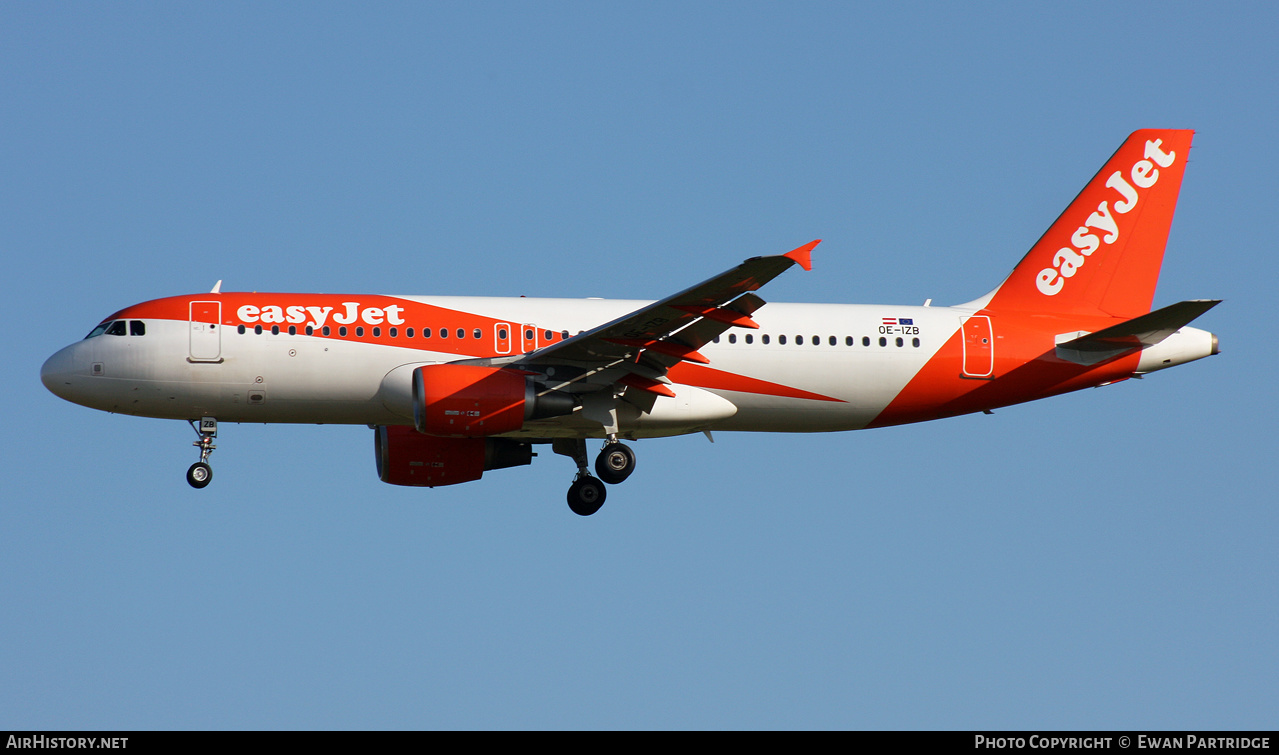 Aircraft Photo of OE-IZB | Airbus A320-214 | EasyJet | AirHistory.net #471069