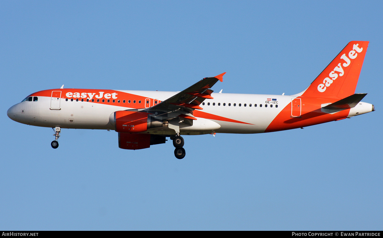 Aircraft Photo of OE-IZC | Airbus A320-214 | EasyJet | AirHistory.net #471086