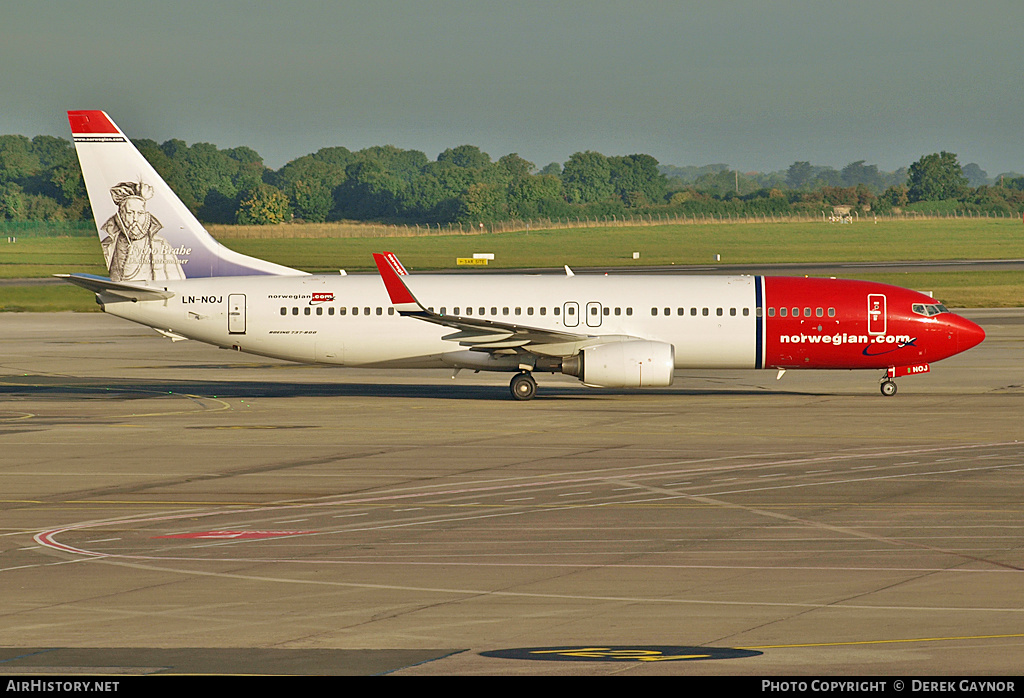 Aircraft Photo of LN-NOJ | Boeing 737-86N | Norwegian | AirHistory.net #471115