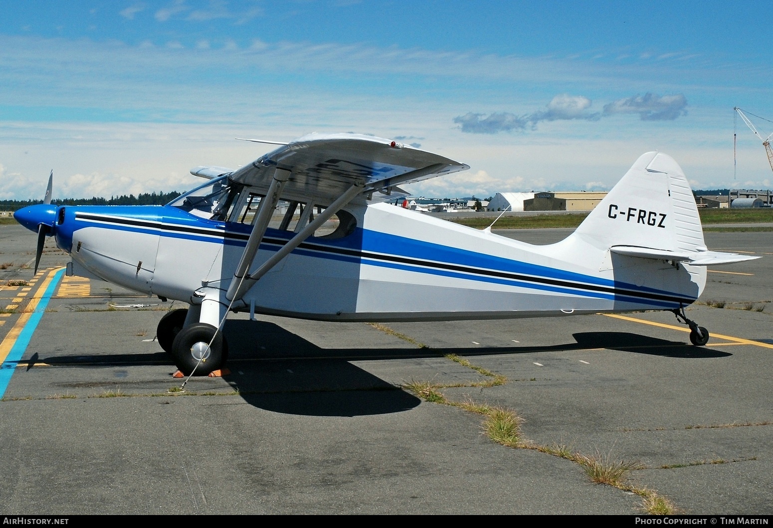 Aircraft Photo of C-FRGZ | Stinson 108 | AirHistory.net #471119