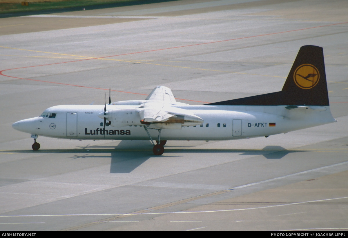 Aircraft Photo of D-AFKT | Fokker 50 | Lufthansa | AirHistory.net #471133