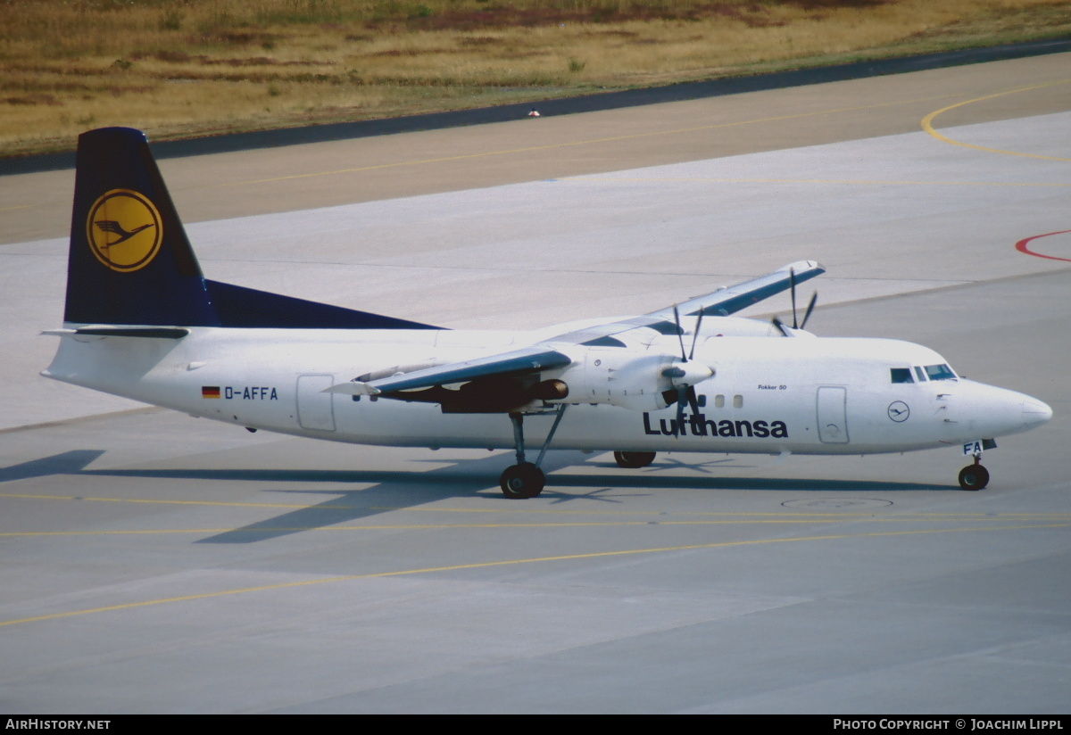 Aircraft Photo of D-AFFA | Fokker 50 | Lufthansa | AirHistory.net #471136