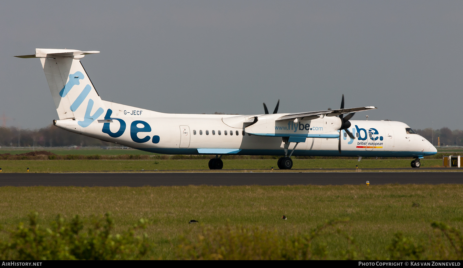 Aircraft Photo of G-JECF | Bombardier DHC-8-402 Dash 8 | Flybe - British European | AirHistory.net #471148