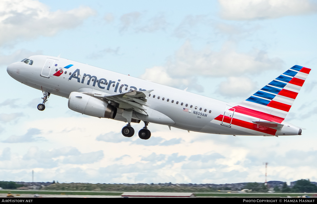 Aircraft Photo of N809AW | Airbus A319-132 | American Airlines | AirHistory.net #471166