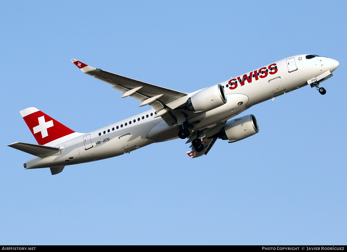 Aircraft Photo of HB-JCU | Airbus A220-371 (BD-500-1A11) | Swiss International Air Lines | AirHistory.net #471182