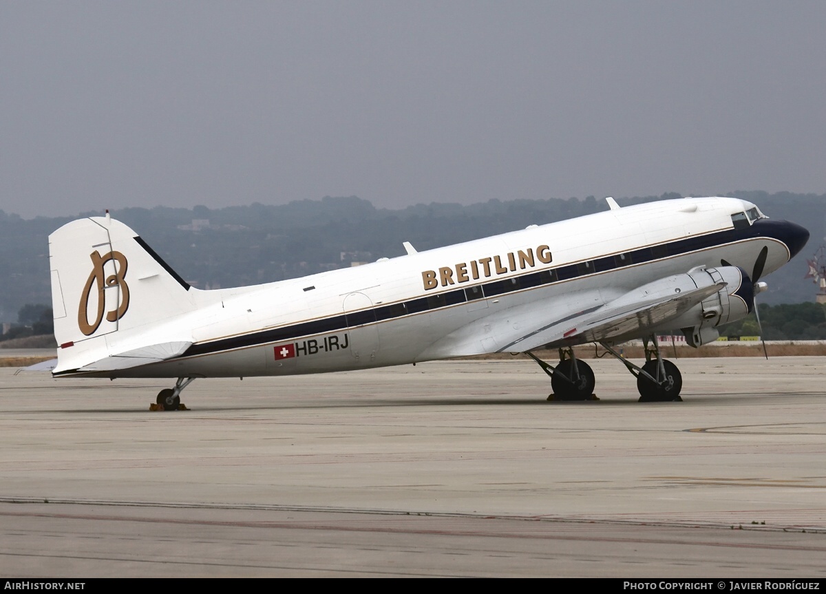 Aircraft Photo of HB-IRJ | Douglas DC-3(A) | Breitling | AirHistory.net #471185