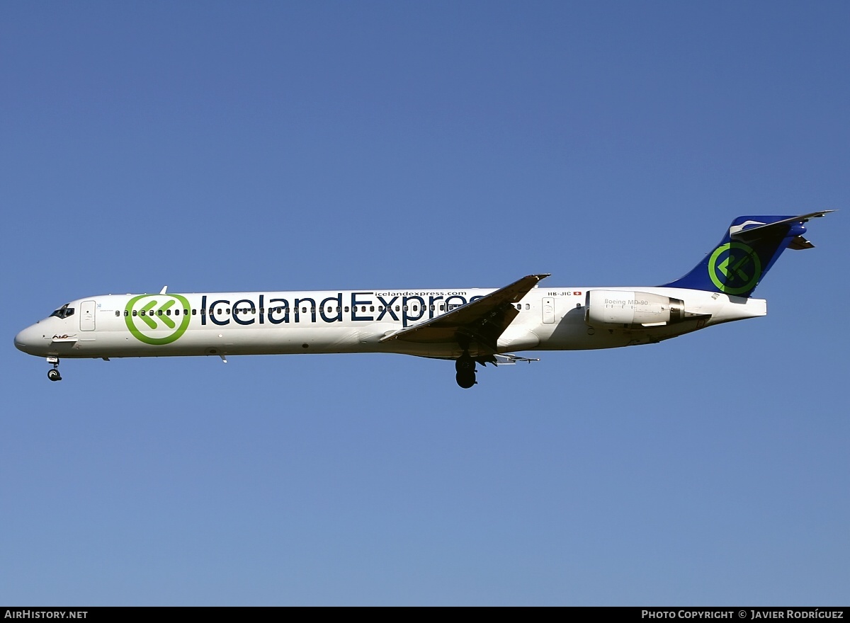 Aircraft Photo of HB-JIC | McDonnell Douglas MD-90-30 | Iceland Express | AirHistory.net #471191