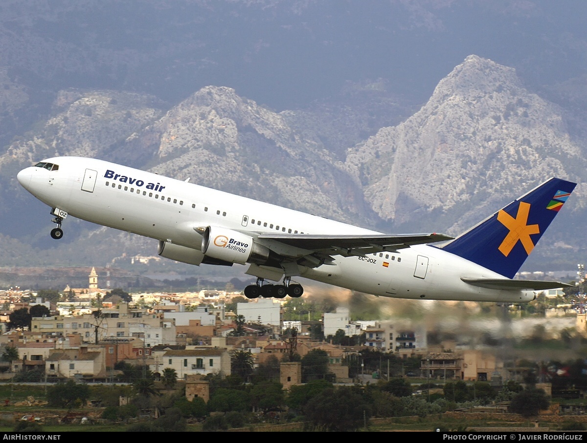 Aircraft Photo of EC-JOZ | Boeing 767-219/ER | Bravo Airlines | AirHistory.net #471198