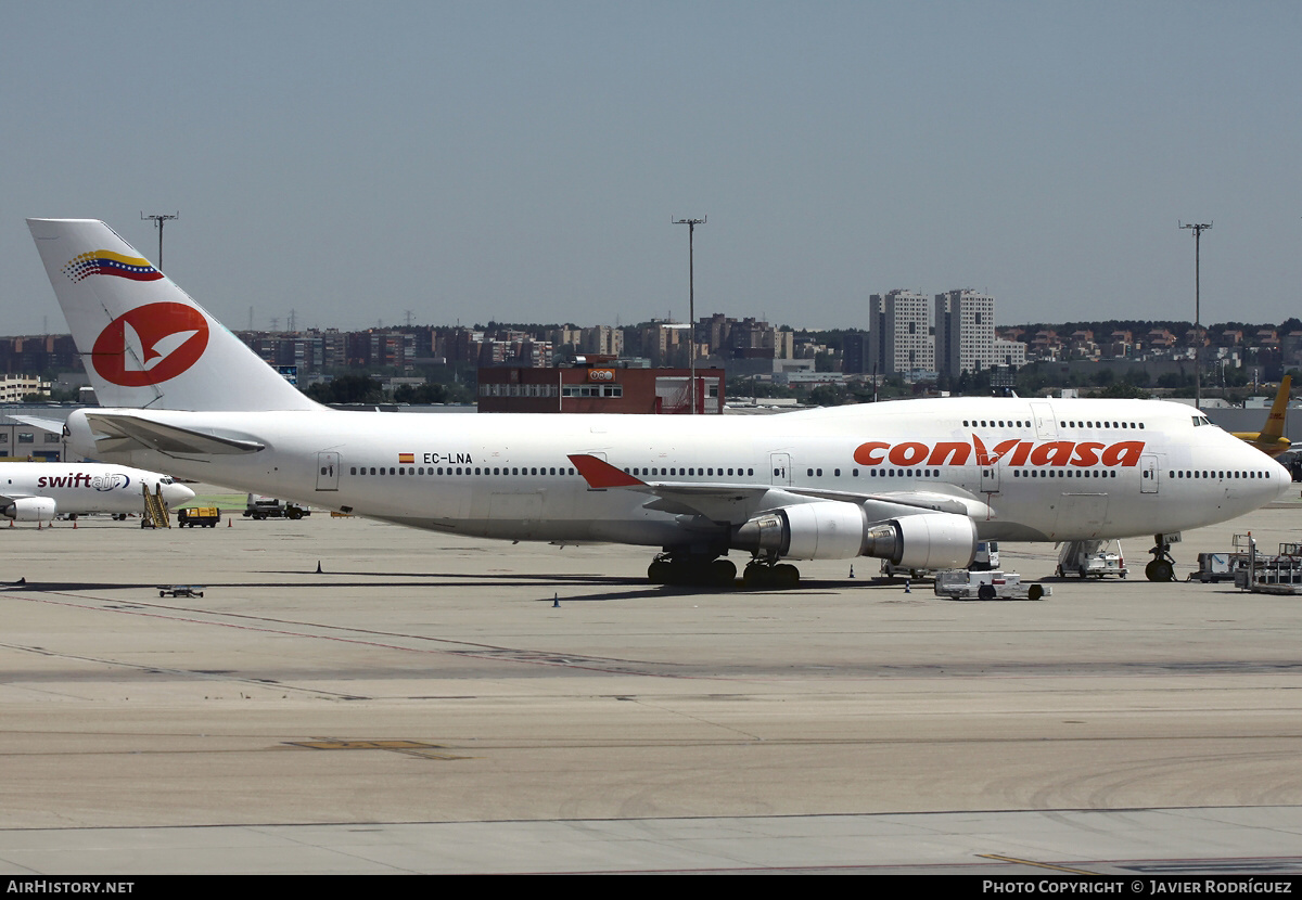 Aircraft Photo of EC-LNA | Boeing 747-446 | Conviasa | AirHistory.net #471199